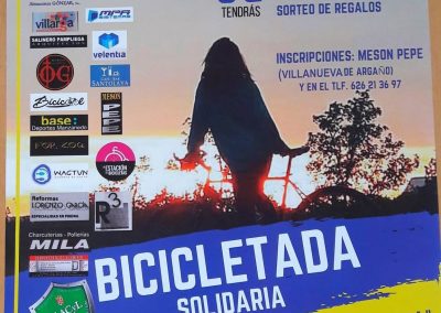 I Bicicletada solidaria Villanueva de Argaño a favor de ELACYL 2018
